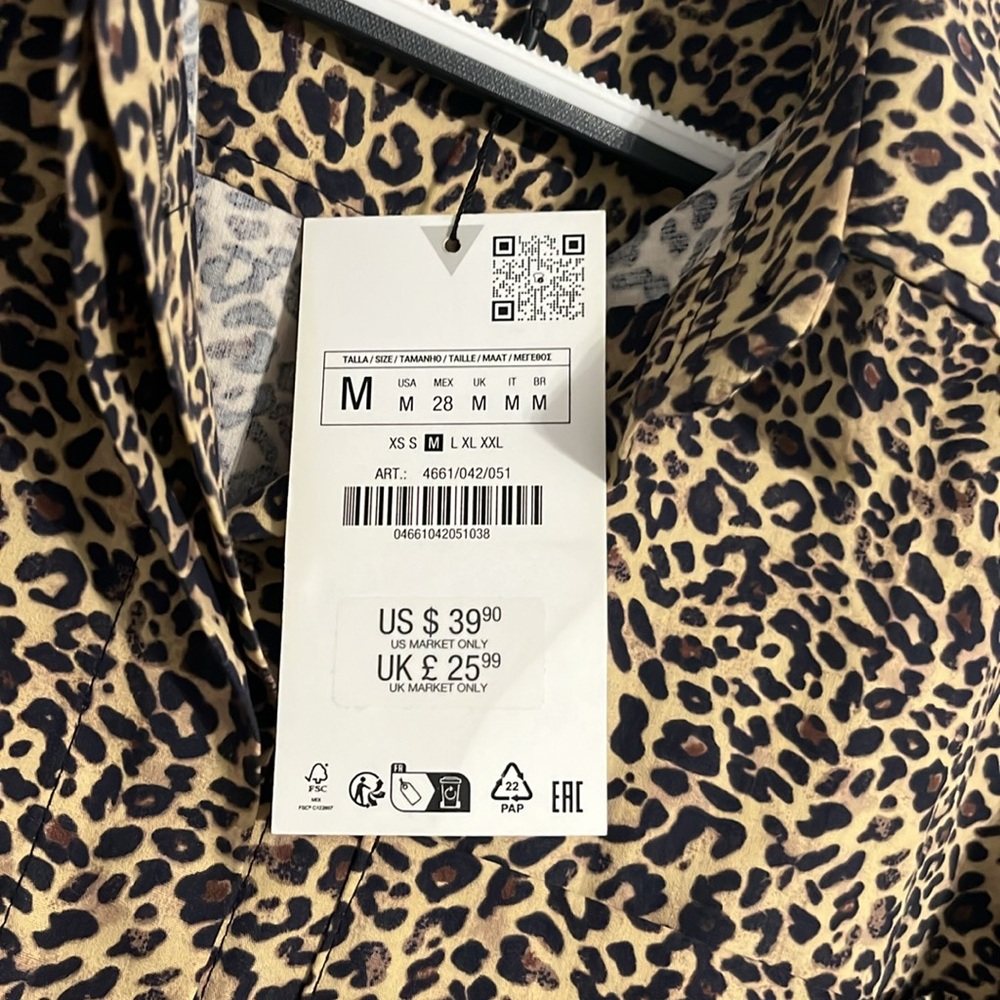 ✨Zara Leopard Print Top✨ - Picture 6 of 6